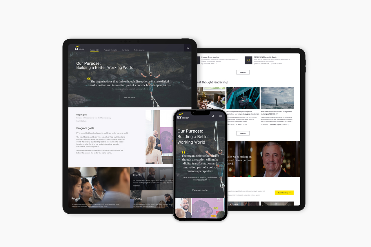 EY Purpose activation