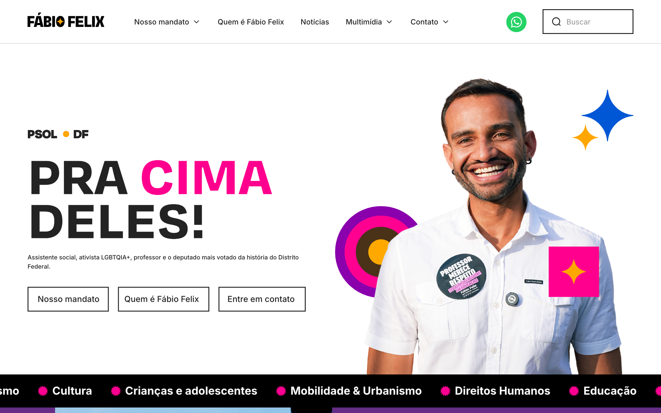 Fábio Félix mandate website